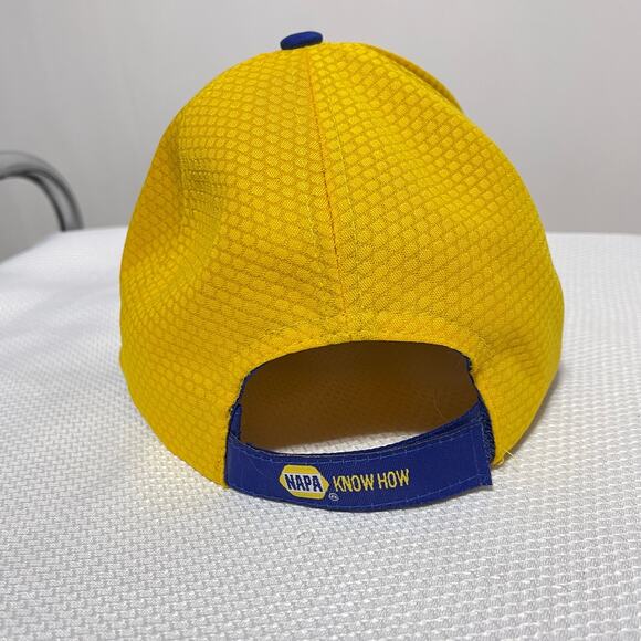 NAPA NASCAR Racing Hat Chase Elliott #9 Blue Yellow Adjustable Baseball Cap - Picture 5 of 8